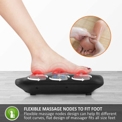 Snailax 2 en 1, le masseur de pieds et du dos shiatsu