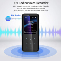 Aiworth 32GB Bluetooth 5.0 MP3 Player: Lossless Sound, Expandable Memory, Perfect for On-the-Go!