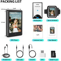 YFFIZQ eggreh-260, le lecteur MP3 et MP4 80GB bluetooth 5.1