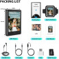 YFFIZQ 80GB MP3 Player with Bluetooth 5.1: Hi-Fi Lossless Sound, FM Radio, and Pedometer YFFIZQ 80GB MP3 Player with Bluetooth 5.1: Hi-Fi Lossless Sound, FM Radio, and Pedometer