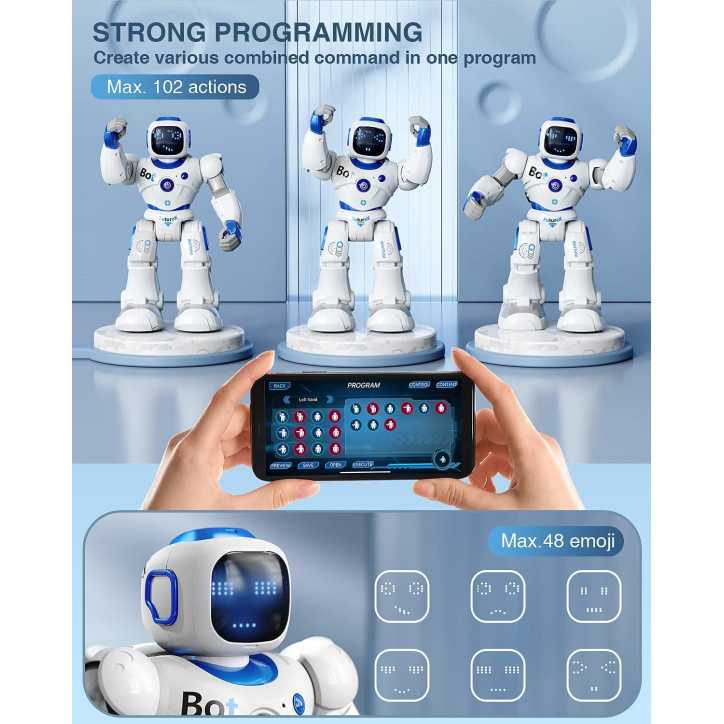 Ruko Smart Bot: Robot Educatif Programmable et Interactif pour Enfants (4+) Ruko Smart Bot: Robot Educatif Programmable et Interactif pour Enfants (4+)