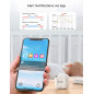 Govee Thermomètre Hygromètre Bluetooth: Suivi précis de température et humidité pour votre confort Govee Thermomètre Hygromètre Bluetooth: Suivi précis de température et humidité pour votre confort