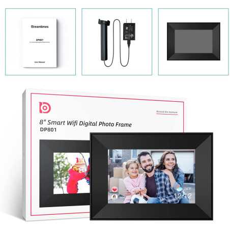 Cadre Photo Numérique Connecté Dreamtimes : Partagez vos Souvenirs en un Instant !