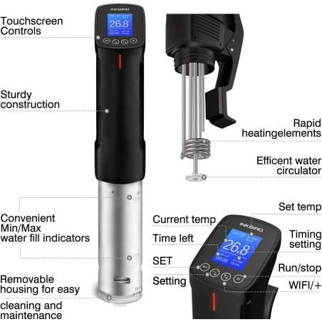 Inkbird WiFi Sous Vide Cooker: Unlock Gourmet Meals at Home with Precision Temp Control