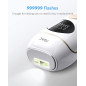 FDA-Cleared IPL Hair Removal Device - 999,999 Flashes - Permanent & Painless Hair Reduction for Face & Body FDA-Cleared IPL Hair Removal Device - 999,999 Flashes - Permanent & Painless Hair Reduction for Face & Body