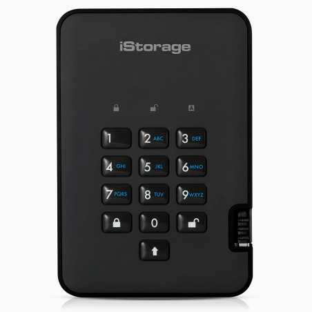 iStorage DiskAshur HDD IS-DA2-256-1000-B, the secure hard drive