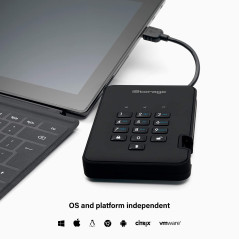 iStorage DiskAshur HDD IS-DA2-256-1000-B, le disque dur sécurisé