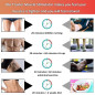 Yonars EMS Ab Stimulator: Rechargeable Muscle Toner for Men & Women - 10 Modes, 20 Levels