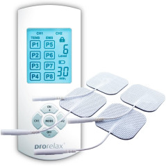 Prorelax Duo Comfort TENS+EMS, the muscle stimulation device