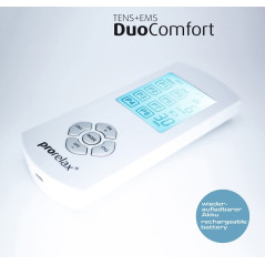 Prorelax Duo Comfort TENS+EMS: Soulagement Douleur & Stimulation Musculaire 2-en-1