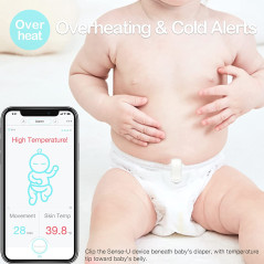 Sense-U Baby Monitor 2 SU-210T-BS, The smart baby monitor