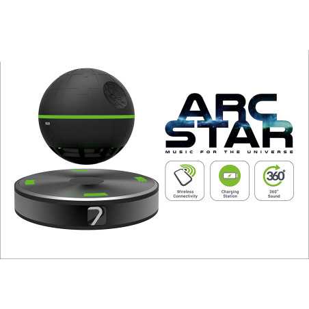 ICE Arc Star: Levitating Bluetooth Speaker with 360° Sound & Wireless Charging!