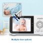 VTech VM819: Moniteur Bébé Longue Portée avec Berceuses et Capteur de Température - Tranquillité desprit! VTech VM819: Moniteur Bébé Longue Portée avec Berceuses et Capteur de Température - Tranquillité desprit!