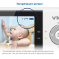 VTech VM819: Moniteur Bébé Longue Portée avec Berceuses et Capteur de Température - Tranquillité desprit! VTech VM819: Moniteur Bébé Longue Portée avec Berceuses et Capteur de Température - Tranquillité desprit!