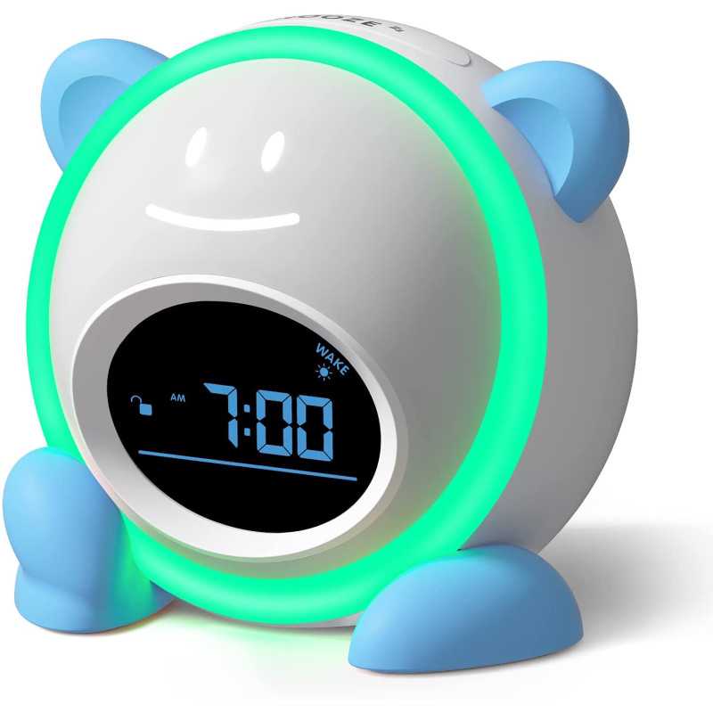Windflyer OK to Wake Clock for Kids, Sleep Training Clock with Night Light and Sound Machine, Kids Alarm Clock for Bedrooms,