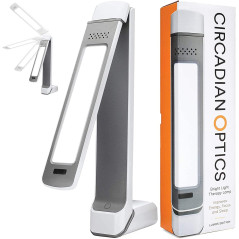 Circadian Optics Light Therapy Lamp - UV-Free LED Light Sun Lamp with 10,000 Lux for Sleep Aid, Brain Booster, and Stress