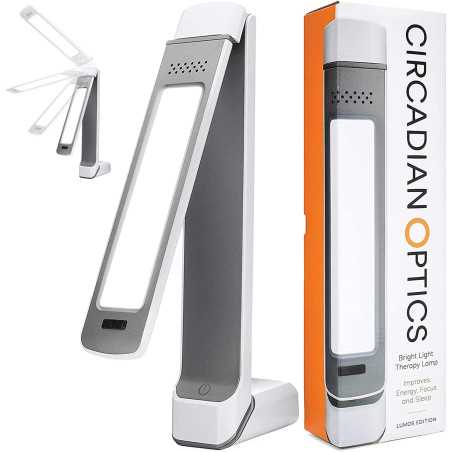 Circadian Optics Light Therapy Lamp - UV-Free LED Light Sun Lamp with 10,000 Lux for Sleep Aid, Brain Booster, and Stress