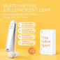 Happy Light Therapy Lamp: 10000 Lux, Adjustable Brightness - Beat the Winter Blues! Happy Light Therapy Lamp: 10000 Lux, Adjustable Brightness - Beat the Winter Blues!