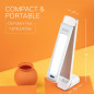 Happy Light Therapy Lamp: 10000 Lux, Adjustable Brightness - Beat the Winter Blues! Happy Light Therapy Lamp: 10000 Lux, Adjustable Brightness - Beat the Winter Blues!