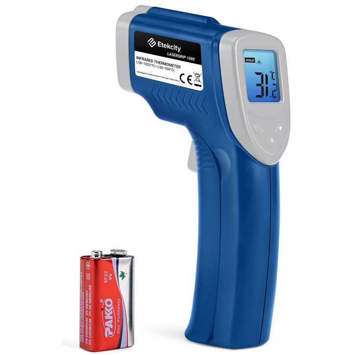 Etekcity Infrared Thermometer: Non-Contact Temp Gun for Cooking, HVAC, and DIY - Accurate & Easy! Etekcity Infrared Thermometer: Non-Contact Temp Gun for Cooking, HVAC, and DIY - Accurate & Easy!