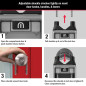 Master Lock 5420D: Boîte à Clés Sécurisée à Combinaison Réglable - Accès Facile et Sûr!