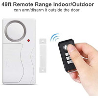 Wsdcam Wireless Door & Window Alarm: Remote Control Home Security - Peace of Mind!