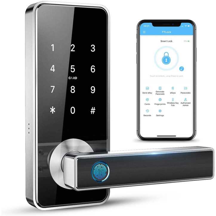 Serrure Intelligente 5-en-1 Tiffane: Accès Facile et Sécurité Renforcée pour Votre Maison