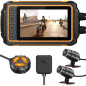 Caméra Moto ZOMFOM : Double 1080p, Étanche IP67, GPS, Wi-Fi - Sécurité et Aventure Garantie !