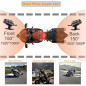 ZOMFOM Motorcycle Dash Cam: Dual 1080p, GPS, Wi-Fi - Capture Every Ride!