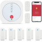 YISEELE Home Security System: 9-Piece WiFi Alarm Kit - App Control, Alexa Ready YISEELE Home Security System: 9-Piece WiFi Alarm Kit - App Control, Alexa Ready