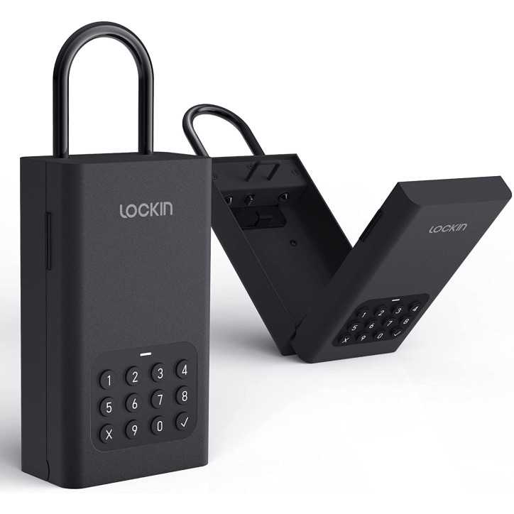 Lockin Bluetooth Key Lockbox: Secure Key Storage for Airbnb, Realtors - Never Get Locked Out!