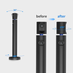 CZUR Dual Webcam & Microphone: Crystal Clear Audio & Video for Streaming, Meetings, and More!