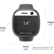 Kids Smart Watch Phone & Kids GPS Tracker - Spacetalk Adventurer 4G Kids Phone Watch with 4G Calls, SOS Alert, 5MP Camera, Safe