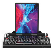 Qwerkywriter S : Clavier Mécanique Rétro Sans Fil - Le Charme Vintage, la Technologie Moderne!