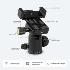 Foldio360 Smart Dome + Mount Kit | All-in-one Smart Photo Studio Lightning Dome 360 Turntable with Built-in LED Light