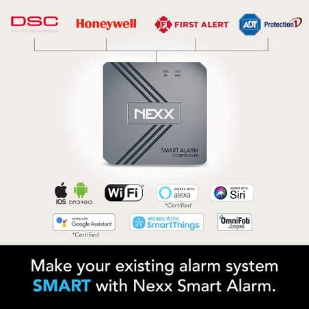 Nexx Smart Alarm: Secure Your Home with Alexa & Google - No Monthly Fees!
