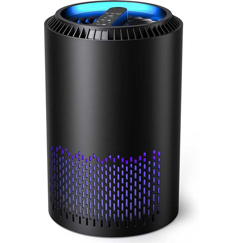 AROEVE Air Purifiers for Home, H13 HEPA Air Purifiers Air Cleaner For Smoke Pollen Dander Hair Smell Portable Air Purifier with