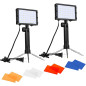 Emart Portable LED Photography Lighting Kit: Continuous Light with Color Filters for Stunning Photos & Videos Emart Portable LED Photography Lighting Kit: Continuous Light with Color Filters for Stunning Photos & Videos
