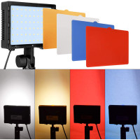 Emart Portable LED Photography Lighting Kit: Continuous Light with Color Filters for Stunning Photos & Videos