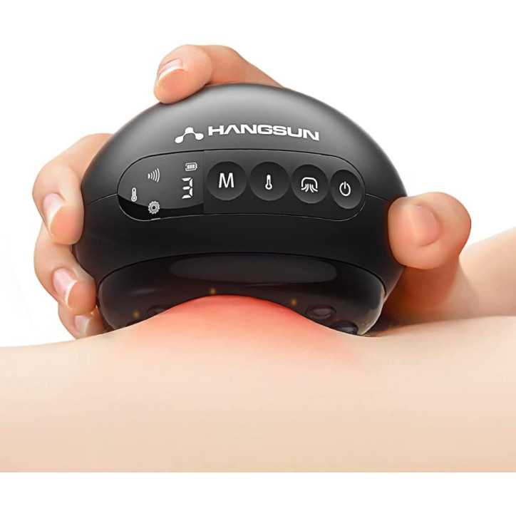 Hangsun 5-in-1 Electric Cupping Massager: Red Light & Heat for Ultimate Pain Relief