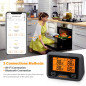 Inkbird BBQ Thermometer: WiFi & Bluetooth, 4 Probes, App Control - Grill Like a Pro!
