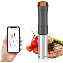 Inkbird ISV-100W Cuiseur Sous Vide WiFi,Cuiseur Oeuf Thermoplongeur Sous Vide Cooker 1000W,Calculateur d'Immersion Cuisinière