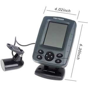 Phiradar FF688C: Find Fish Faster! Dual Sonar, Sunlight Readable LCD - Perfect for Kayak & Boat Fishing