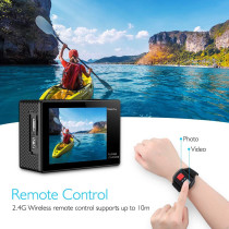 AKASO EK7000 4K30FPS Action Camera Ultra HD Underwater Camera 170 Degree Wide Angle 98FT Waterproof Camera Silver