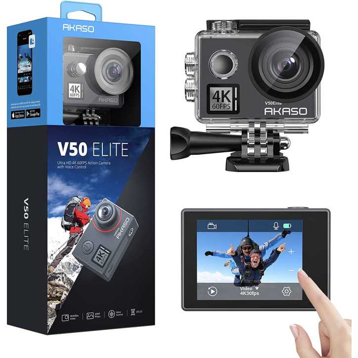 AKASO V50 Elite: 4K60 Action Camera - Capture Your Adventures in Stunning Detail! AKASO V50 Elite: 4K60 Action Camera - Capture Your Adventures in Stunning Detail!