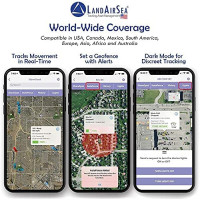 LandAirSea 54 GPS Tracker: Real-Time, Waterproof Magnetic Tracking - Long Battery Life!