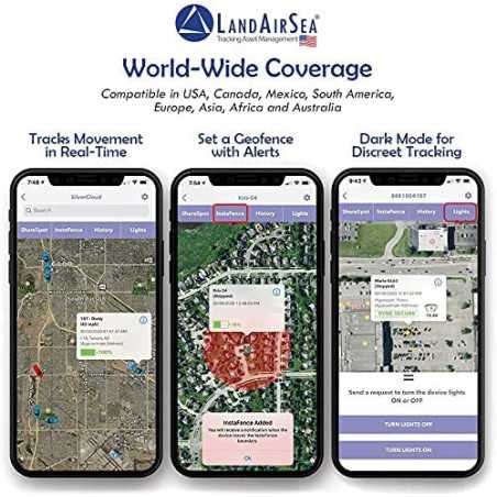 LandAirSea 54 GPS Tracker: Real-Time, Waterproof Magnetic Tracking - Long Battery Life!