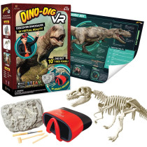 Dino Dig VR Science Kit: Unearth a T-Rex Fossil & Explore Virtual Reality Dinosaur Adventures!