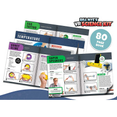 Abacus Brands Bill Nye's VR Science Kit - Virtual Reality Kids Science Kit, Book and Interactive STEM Learning Activity Set