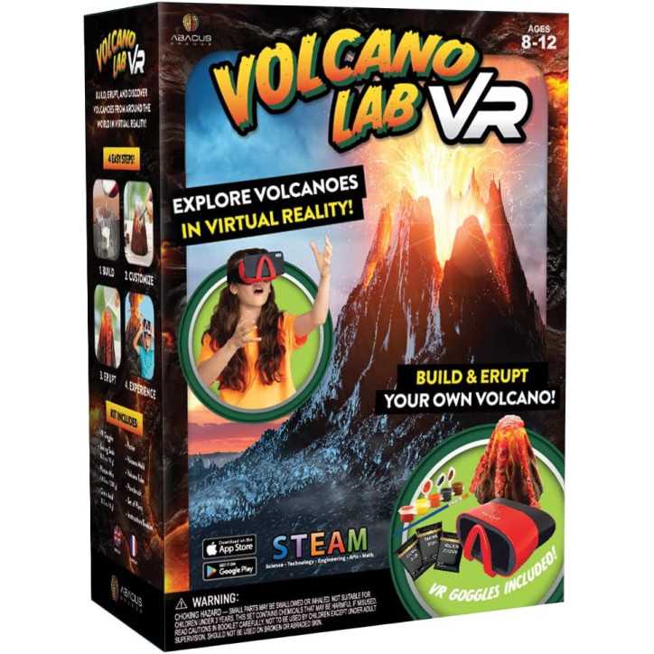 Volcan Lab VR Abacus Brands : Expérience Scientifique Immersive en Réalité Virtuelle pour Enfants Volcan Lab VR Abacus Brands : Expérience Scientifique Immersive en Réalité Virtuelle pour Enfants